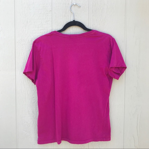 [Ralph Lauren Sport] Bright Pink Purple v Neck L - Picture 2 of 9